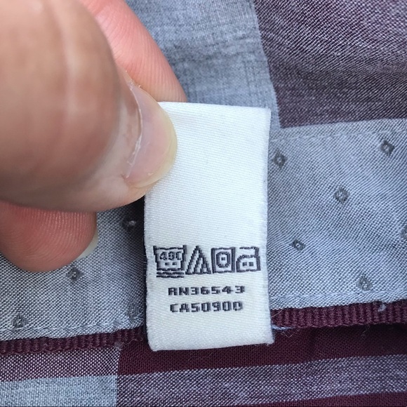 Van Heusen Plaid Cotton Shirt 15.5 Neck - Picture 6 of 7